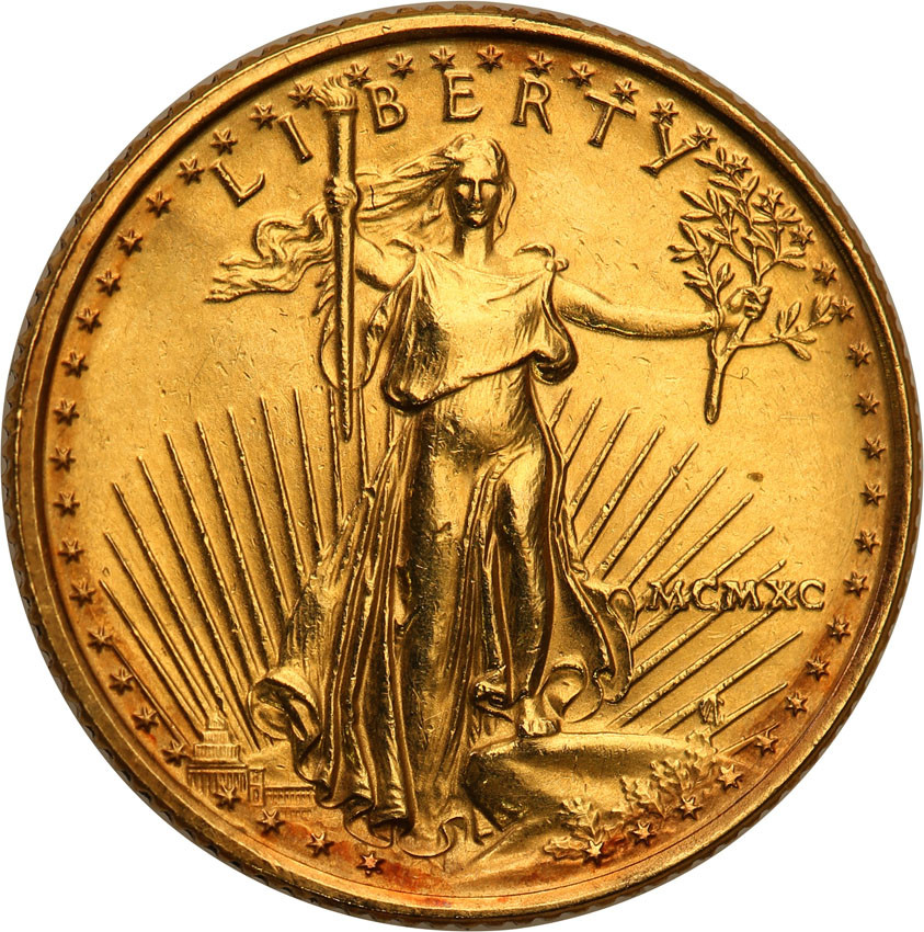 USA 5 $ dolarów (1/10 uncji złota) st.1